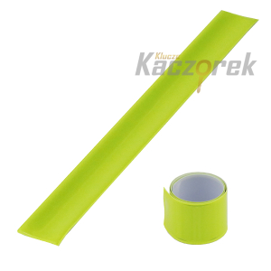 Opaska odblaskowa 001 - zwijana - żółta